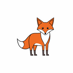red fox cartoon