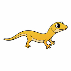 Fototapeta premium vector illustration of a gecko