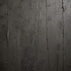 Rough Concrete Texture, Gray Industrial Surface with Cracks and Imperfections, Raw and Weathered