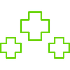 Fototapeta premium Medical Cross Decoration