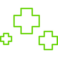 Medical Cross Decoration