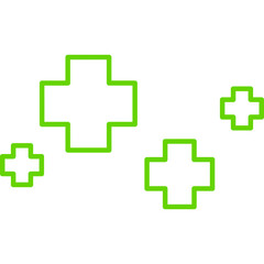 Fototapeta premium Medical Cross Decoration