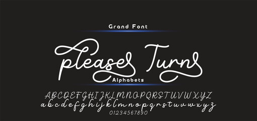 handwrite signature font Calligraphy Logotype Script Brush Font Type Font lettering handwritten