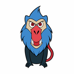 mandrill cartoon character