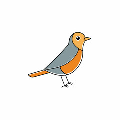 nightingale on a branch