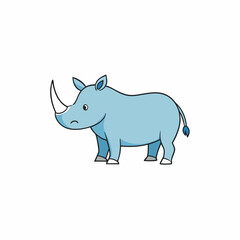 rhinoceros vector illustration
