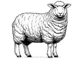 Sheep Vector Illustration
