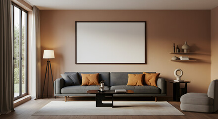 Stylish Living Room with Modern Decor and Cozy Feel