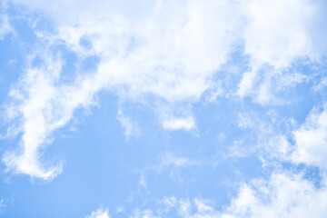 beautiful blue sky with clouds background. Sky clouds.Sky with clouds weather nature cloud blue.