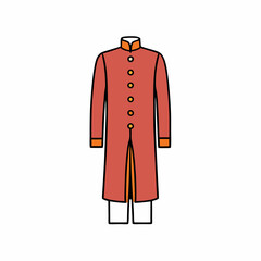 sherwani dress vector illustration