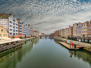Fototapeta premium Old Town in the city of Gdansk, Poland.