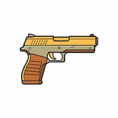 springfield xdm gun on white