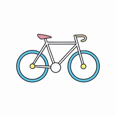bicycle icon vector illustration
