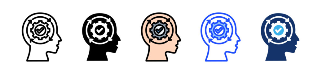 Imagination Icon Set With Multiple Style Collection