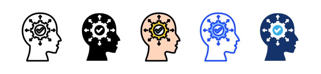 Capability Icon Set With Multiple Style Collection