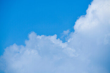 Fototapeta premium beautiful blue sky with clouds background.Sky clouds.Sky with clouds weather nature cloud blue.