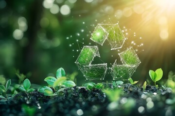 Eco-Friendly Innovation:  A Sustainable Future Through Recycling and Green Technology