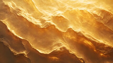 Golden Abstract Texture Background Waves