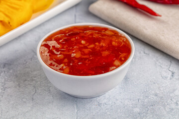 Sweet and spicy chili pineapple sauce