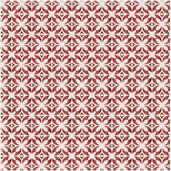 seamless pattern with red flowers