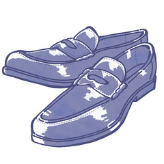 ローファーのイラスト