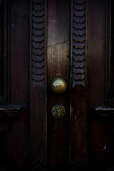 old door in the old house