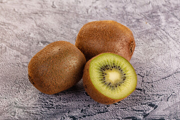 Sweet juicy Kiwi fruit slice