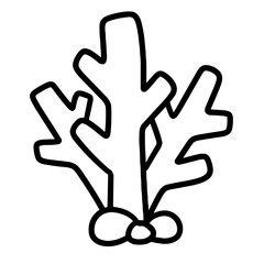 coral icon illustration