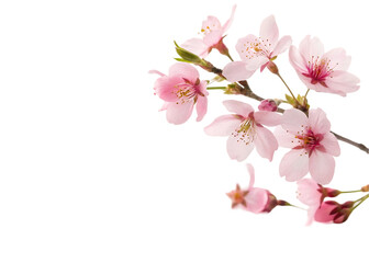 Obraz premium Pink cherry blossoms branch