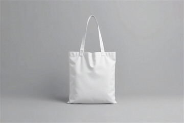 blank white Canvas Tote Bag Mockup