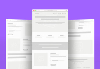 Wireframe Template Layout
