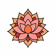 vector illustration of a mandala