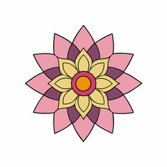 vector illustration of a mandala