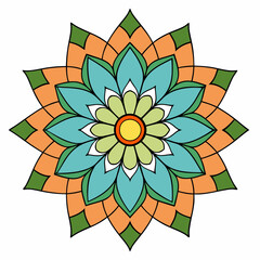 vector illustration of a mandala