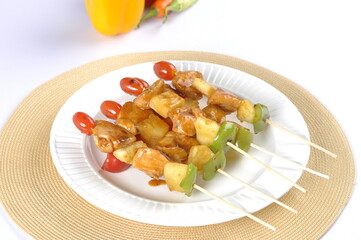 grilled chicken breast with vegetables