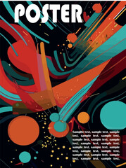 Abstract vector poster