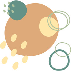 Abstract Dots Shape