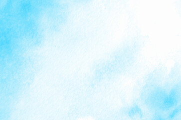Abstract blue watercolor background texture