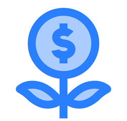 Investment Icon. Investment, Profit, Growth, Return, Capital, Assets, Stocks, Equity. Vector Icon Illustration