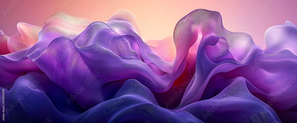 Aufkleber abstract flowing fabric background