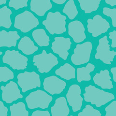 Abstract modern giraffe seamless pattern. Animals trendy background. Colorful decorative vector stock illustration for print, card, postcard, fabric, textile. Modern ornament of stylized skin.