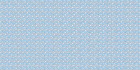 Abstract wavy lines pattern background in light blue and white for textile design and wallpaper use