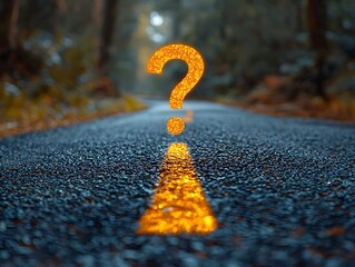 The Glowing Question Mark at the Forked Road of Life s Choices