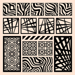 Harmonic Blend of Organic and Geometric Patterns: A Visual Symphony of Abstract Art