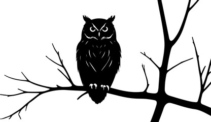 owl on branch