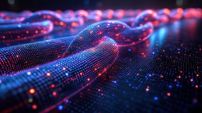 Abstract Digital Chain: Network Technology and Data Security
