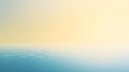 Fototapeta premium A gradient of light yellow transitioning into cool blue, signifying the power of solar energy to provide clean and sustainable solutions for tomorrow.