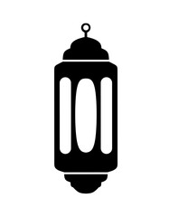 vector illustration of islamic lantern with trendy design