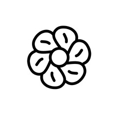 vector illustration of a flower