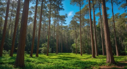Obraz premium A view of the stunning Nature Preserve situated in Jacksonville
